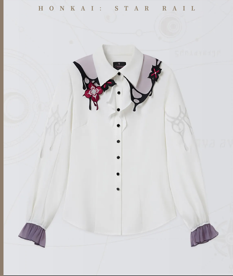 [Official Merch] HSR Evernight Impression Long-Sleeve Shirt
