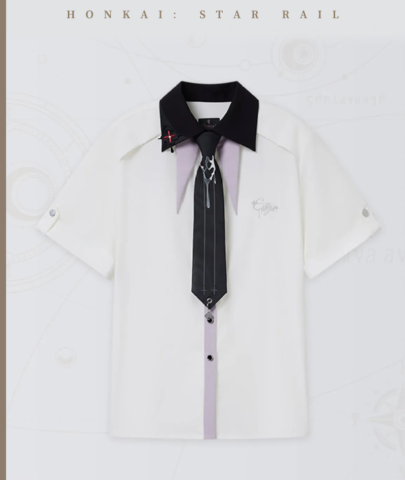 [Official Merch] HSR Evernight Impression Short-Sleeve Shirt