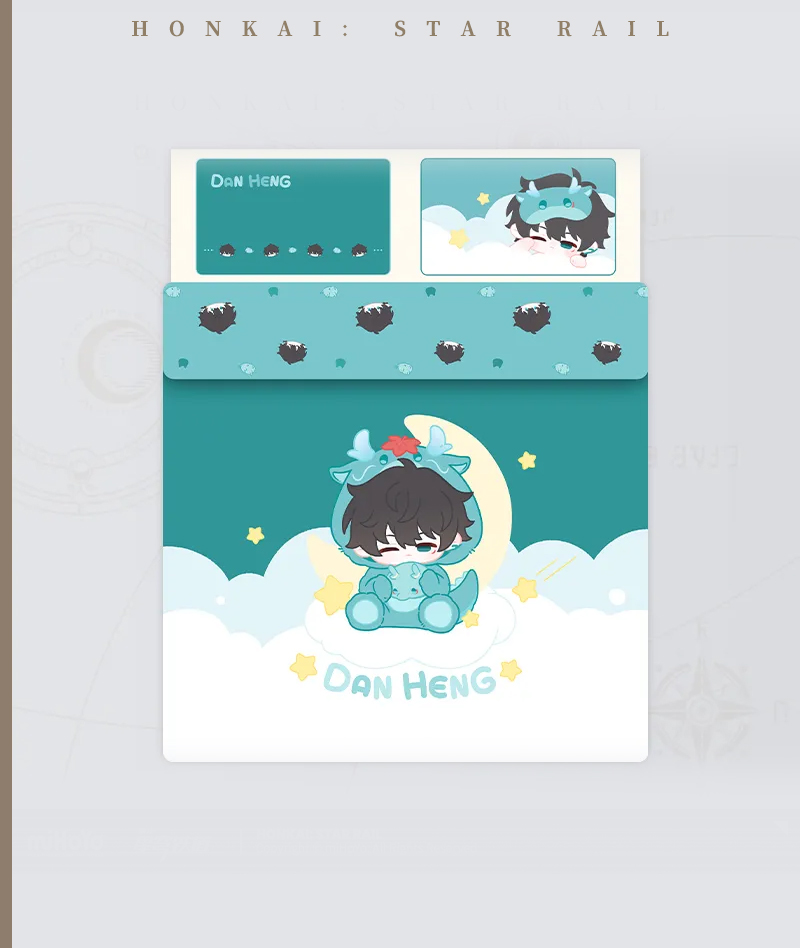 512-[Copy][Official Merch] HSR Chibi Trading Figures Blind Box - Boys Dormitory Series