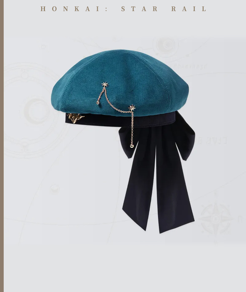 472-[Copy][Official Merch] HSR March 7th Impression Clothing Beret