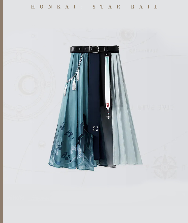 376-[Copy][Official Merch] Honkai Star Rail Feixiao Impression Folding fan