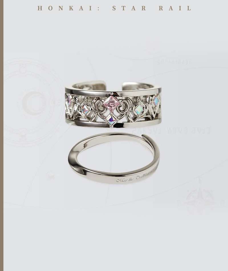 [Copy][Official Merch] Honkai: Star Rail Cyrene Impression Ring Set