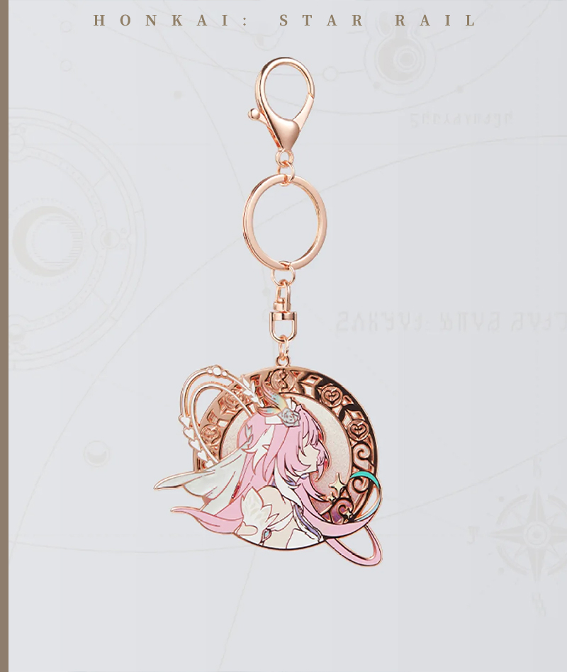 [Official Merch] Honkai: Star Rail Cyrene Impression Quicksand Metal Keychain