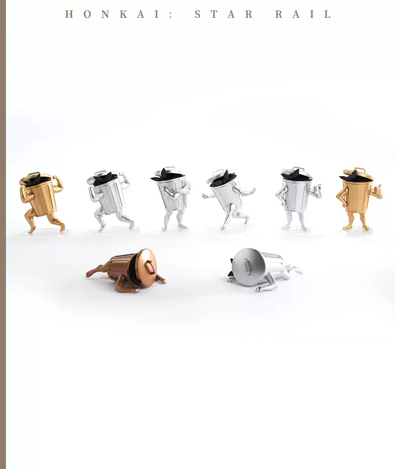 [Official Merch] HSR Lordly Trashcan Blind Bag Toy