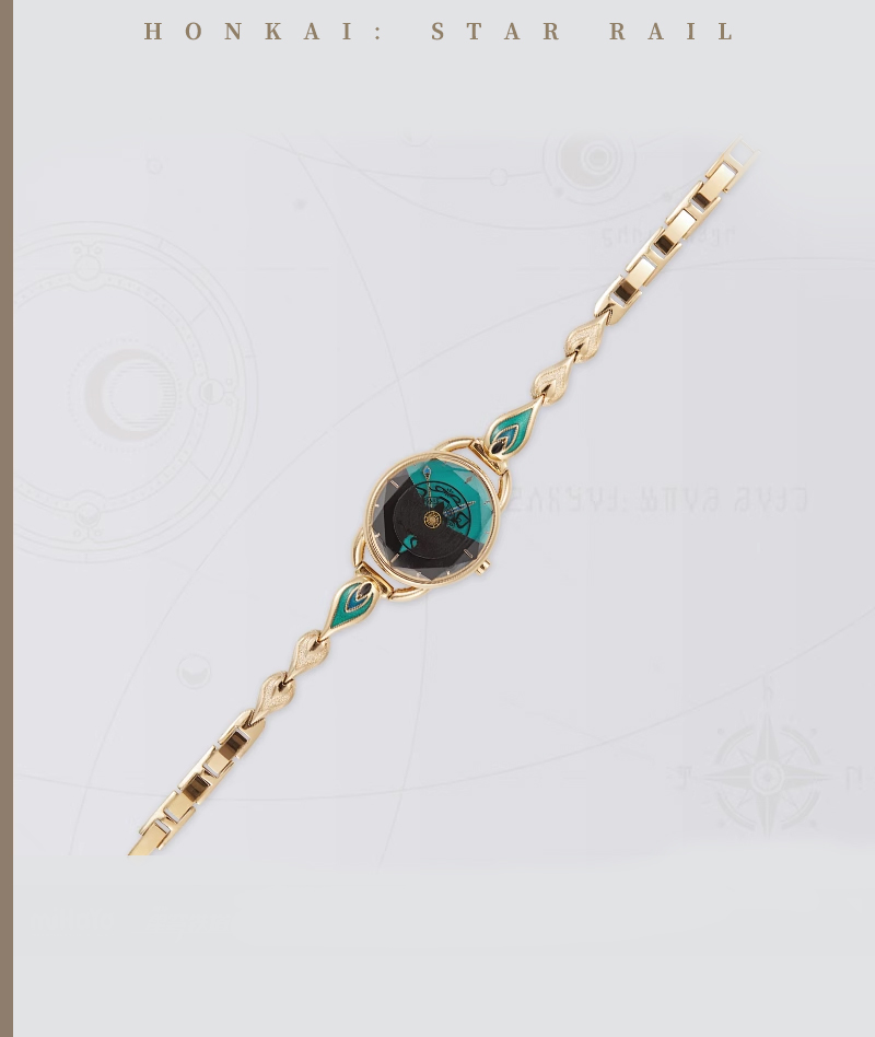 [Official Merch] HSR Aventurine Impression Watch