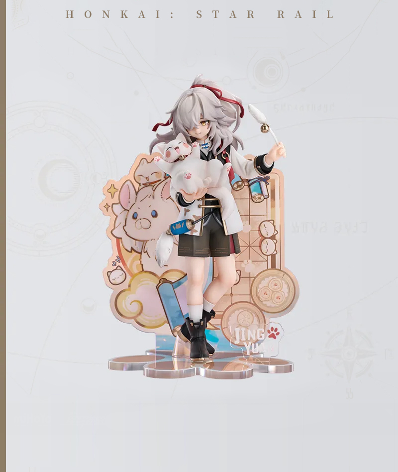 [Official Merch] Honkai: Star Rail Chibi Cat Series Jing Yuan Scale Figure