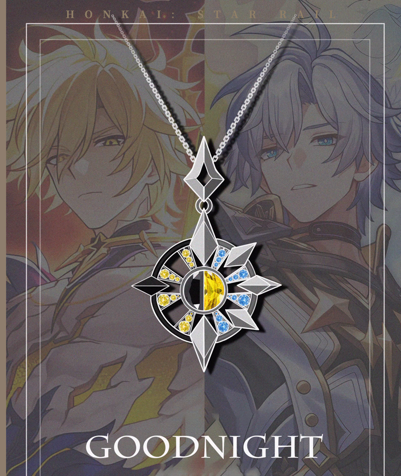 Honkai: Star Rail Phainon Pendant Necklace 925 Sterling Silver