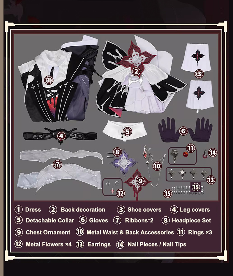 Honkai: Star Rail Evernight Cosplay Costume