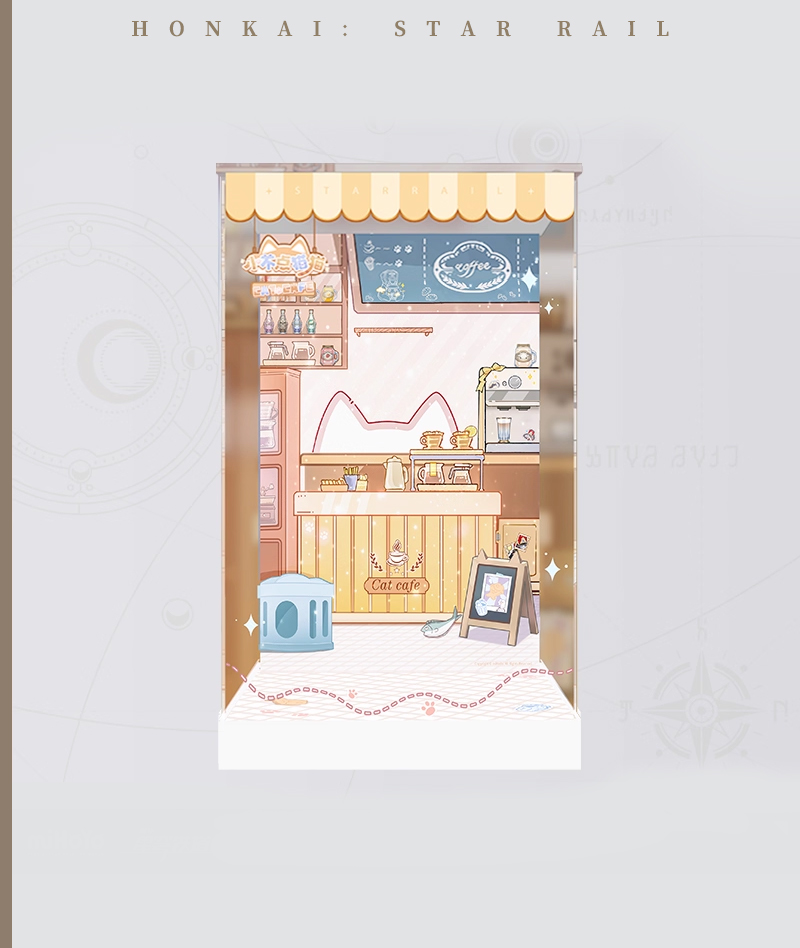 [Official Merch] HSR Chibi Cat Series Scale Figure Display Box