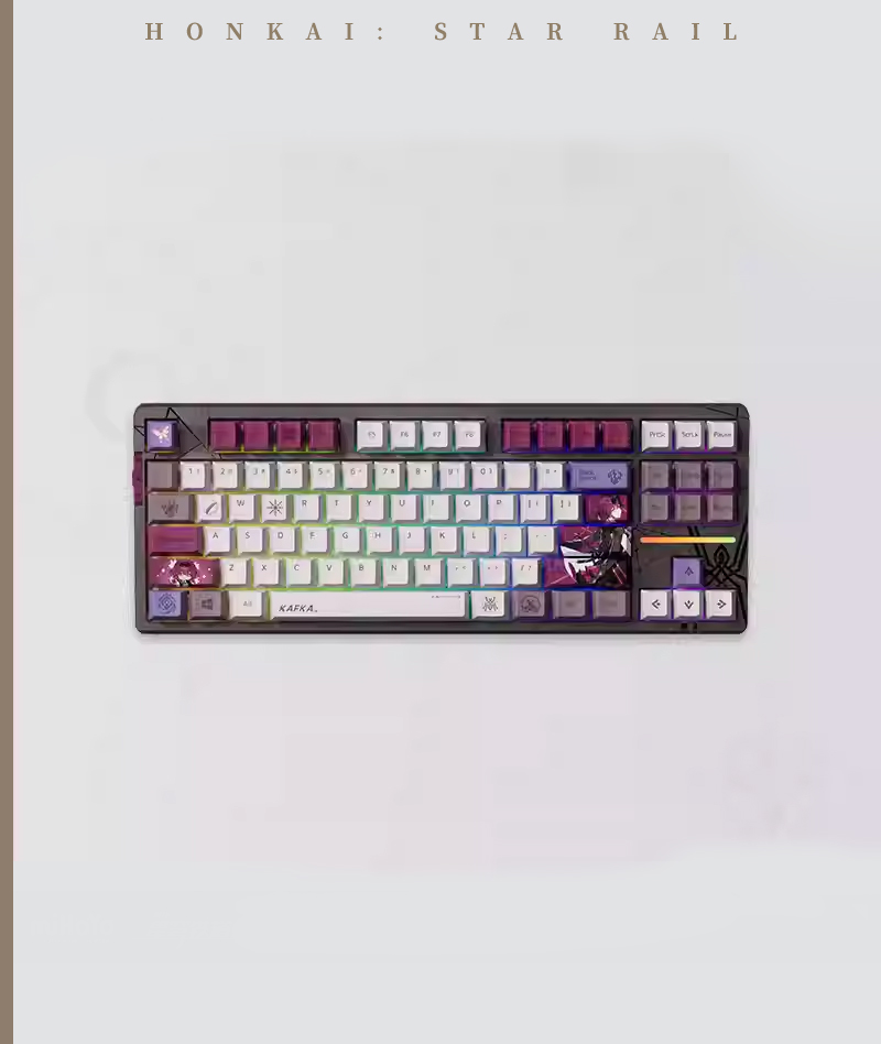 [Official Merch] HSR Kafka RGB Mechanical Keyboard