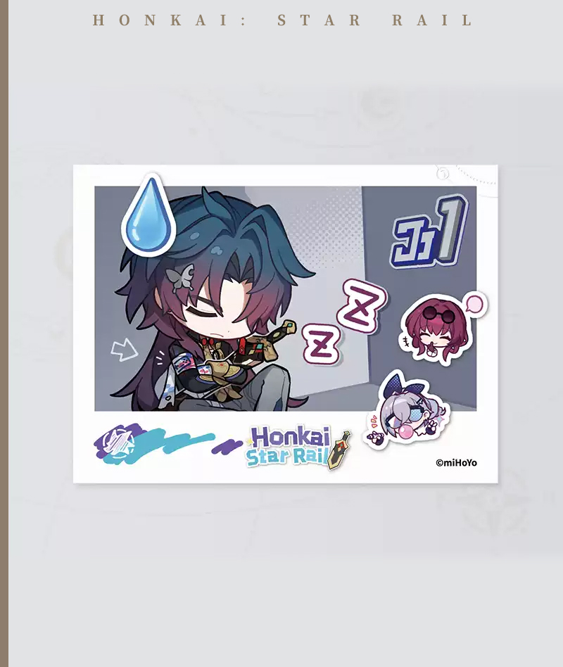 263-[Copy]HSR Sunday Collection Badge & Acrylic Shikishi Board