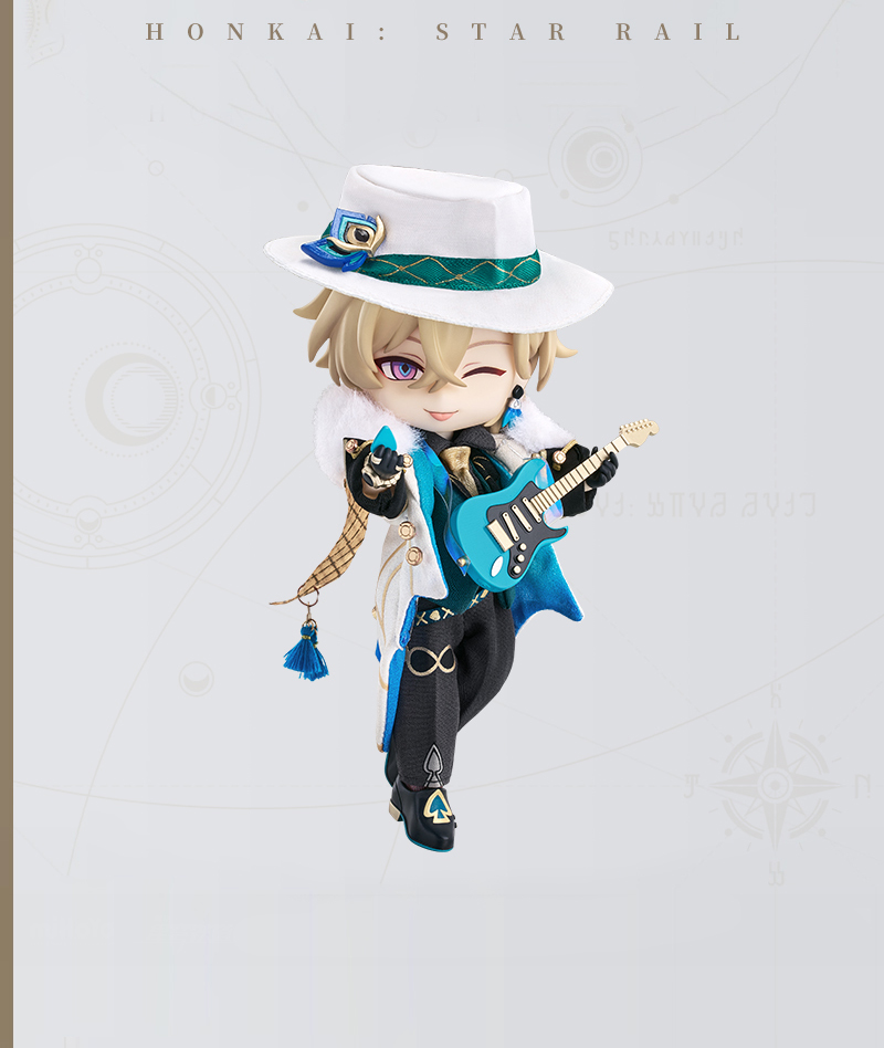 [Official Merch] Honkai: Star Rail Aventurine Nendoroid Doll Action Figure Star Rail LIVE Ver. 