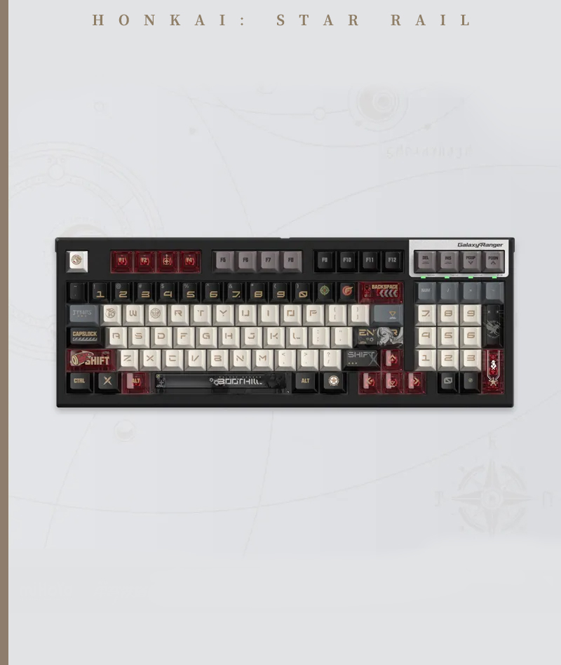 [Official Merch]  Honkai: Star Rail Boothill Mechanical Keyboard