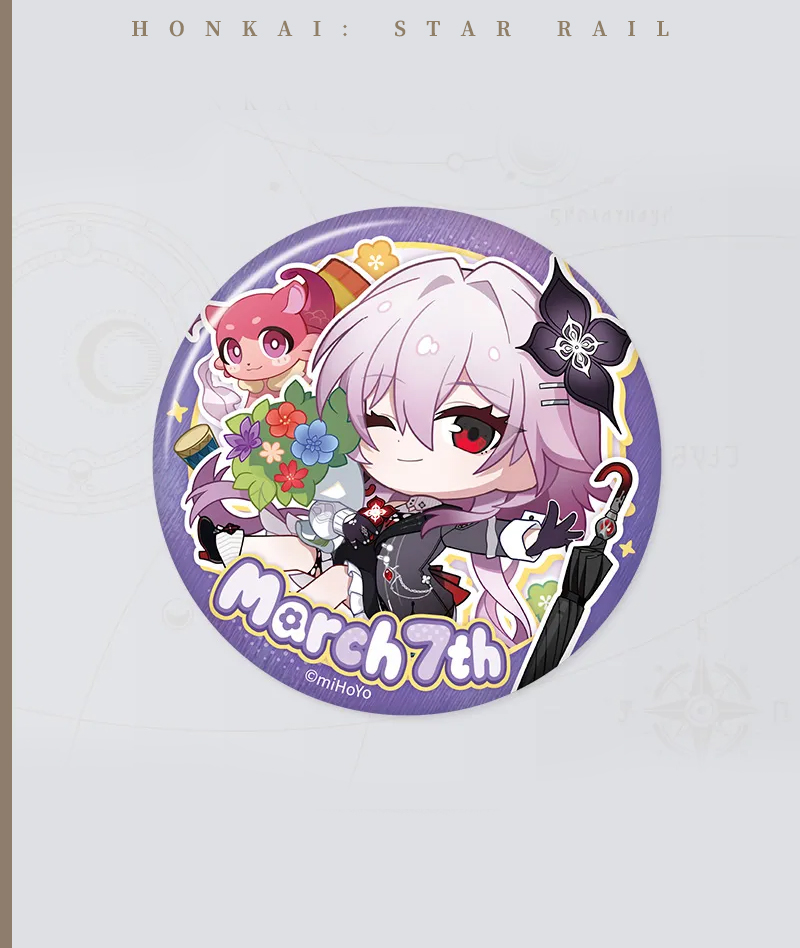 [Official Merch] Honkai: Star Rail Autumn Festival Series Chibi Badge