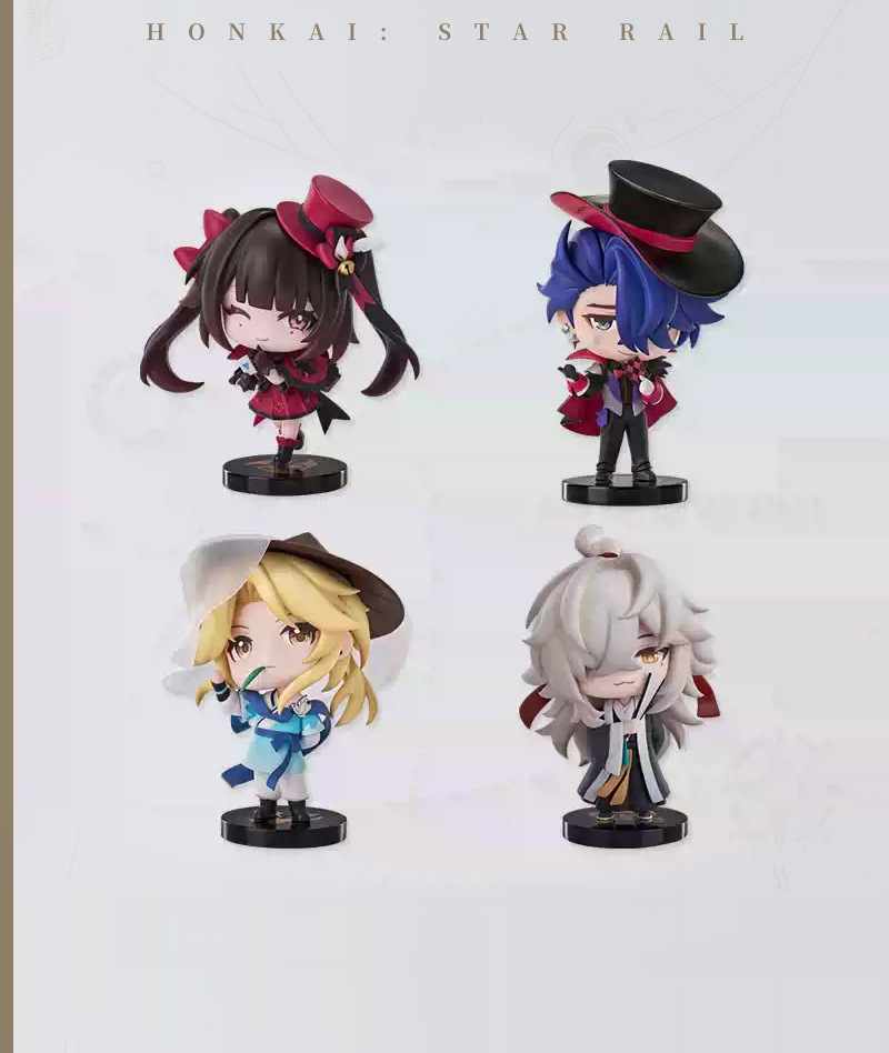 [Official Merch] HSR Nameless Medal Mini Chibi Figures
