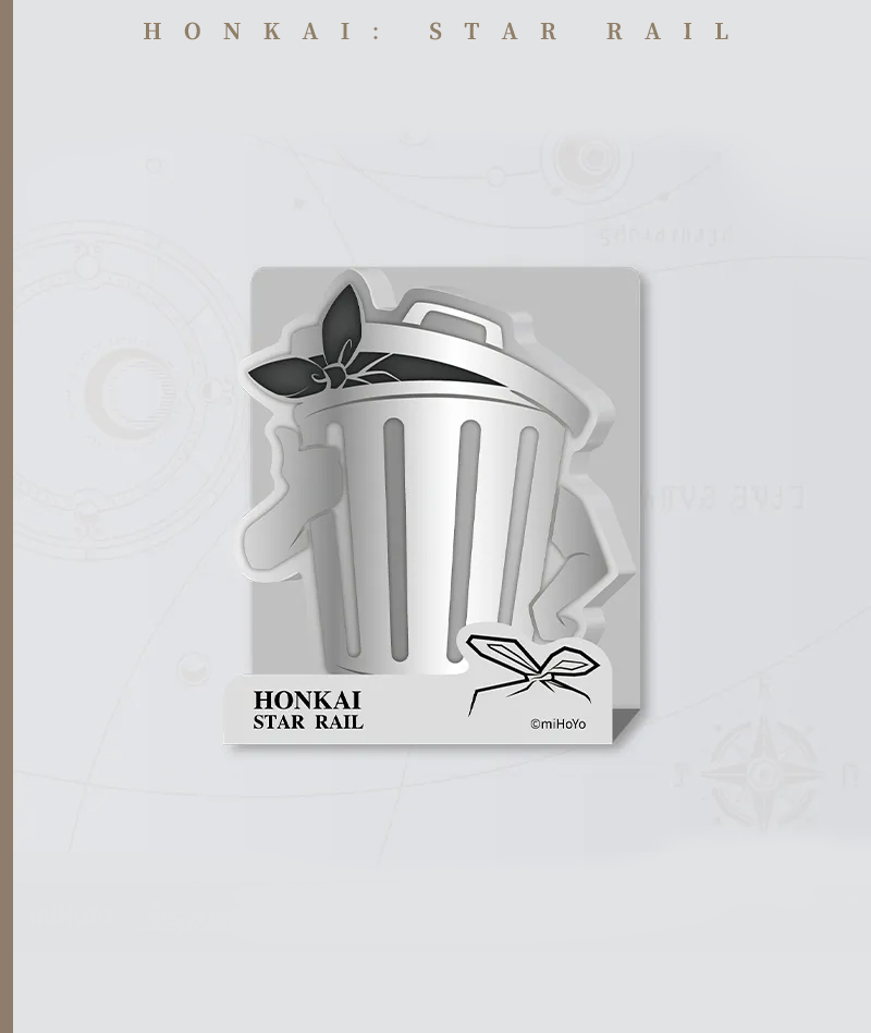 [Official Merch] HSR Lordly Trashcan Sticky Notes