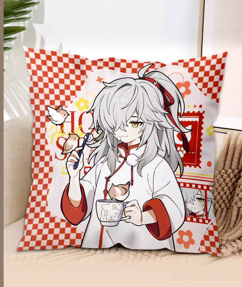 Honkai: Star Rail Sunday & Blade Throw Pillow