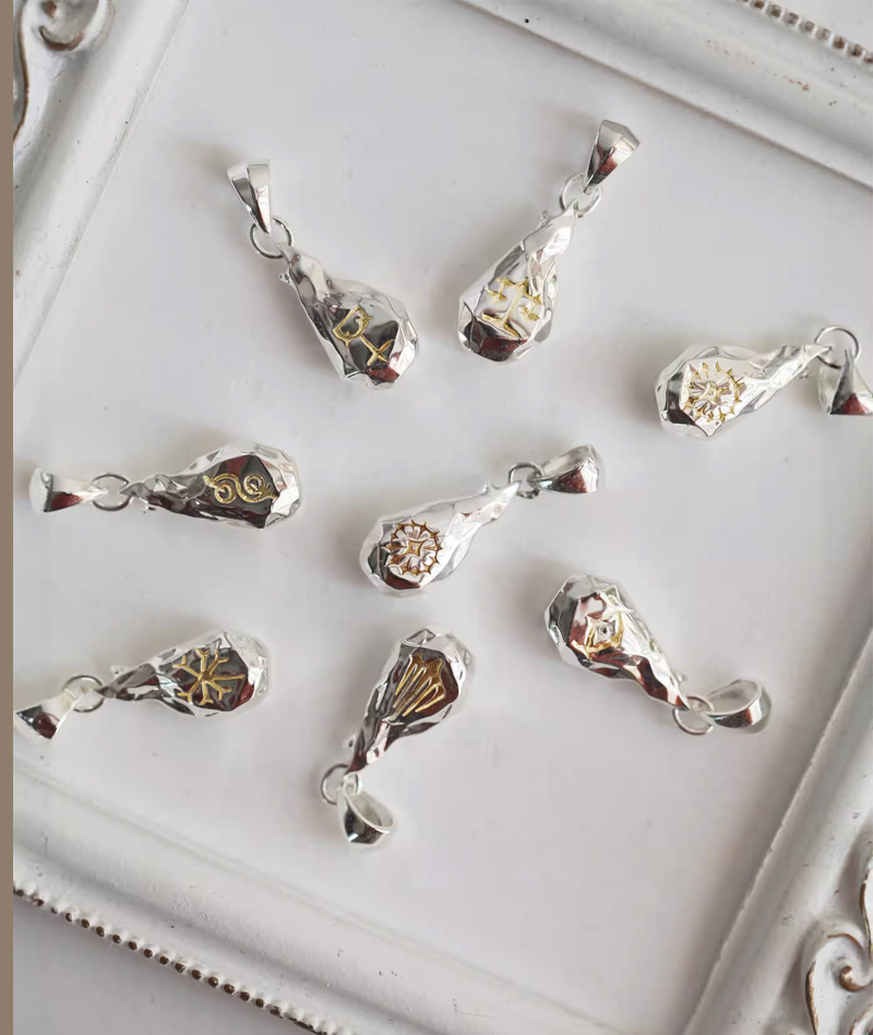 Honkai: Star Rail Titan Spark Solid Silver Necklace