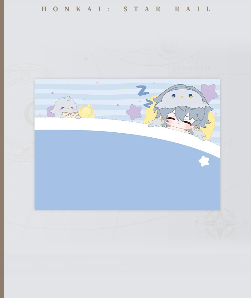[Official Merch] Honkai: Star Rail Pillowcase - Boys Dormitory Series