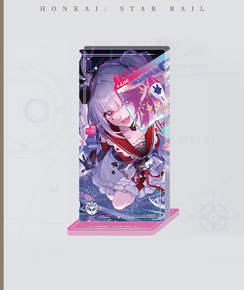593-[Copy][Official Merch] Honkai: Star Rail Character Series Liquid Glitter Stand