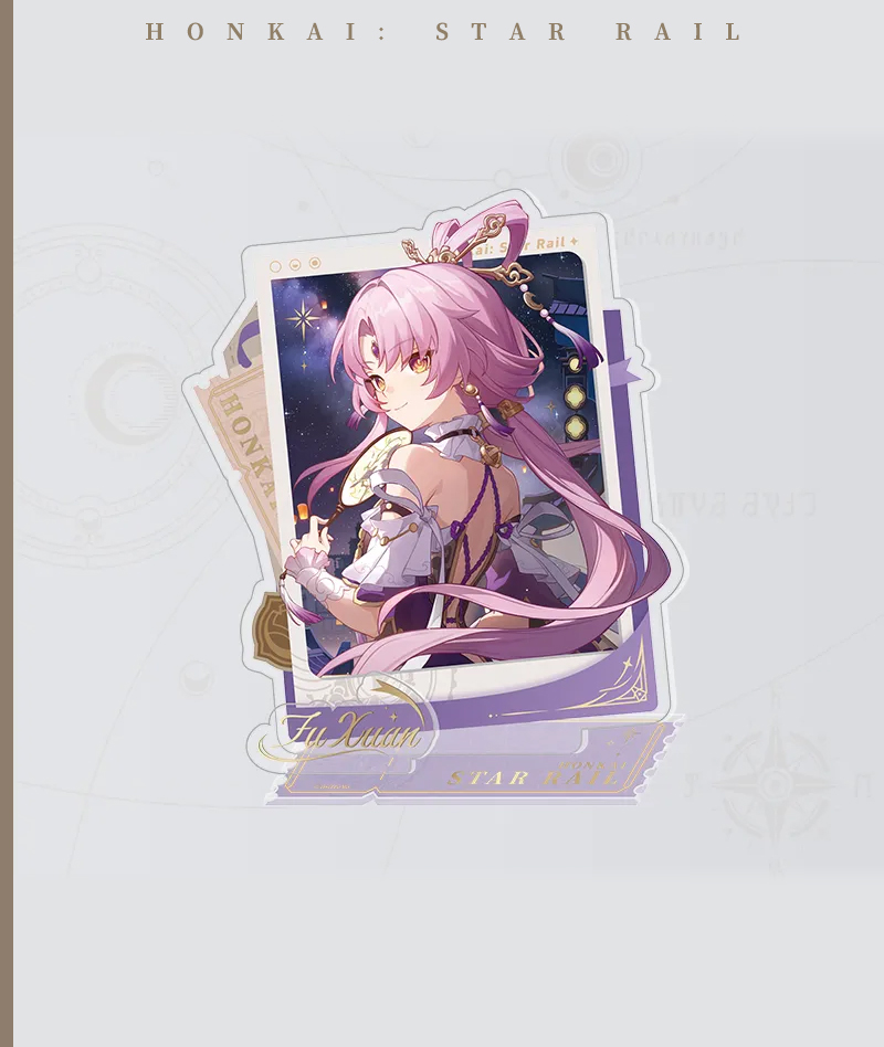 406-[Copy][Official Merch] Honkai: Star Rail Chibi Stand Adventures on the Astral Express