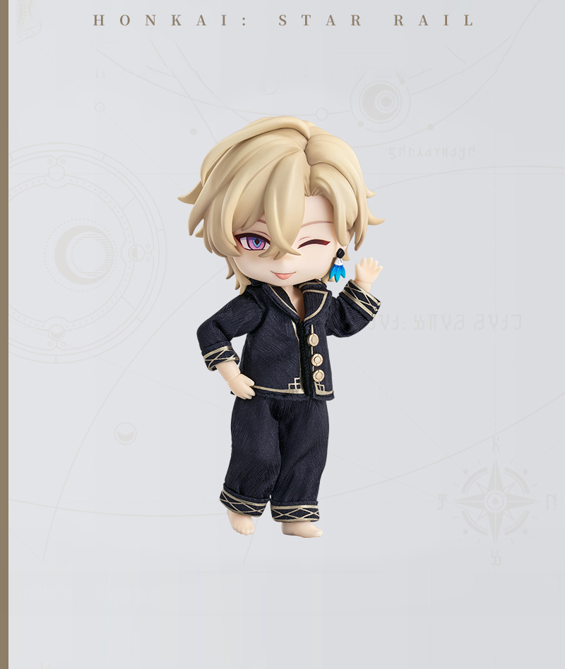 [Official Merch] Honkai: Star Rail Aventurine Nendoroid Doll Action Figure Star Rail LIVE Ver. 