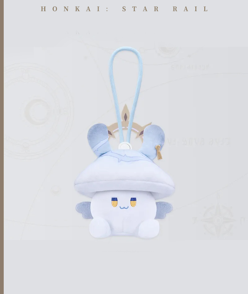 [Official Merch] Honkai: Star Rail Bunny Mushroom & Mushroom Bunny Series Plush Earphone Pouch