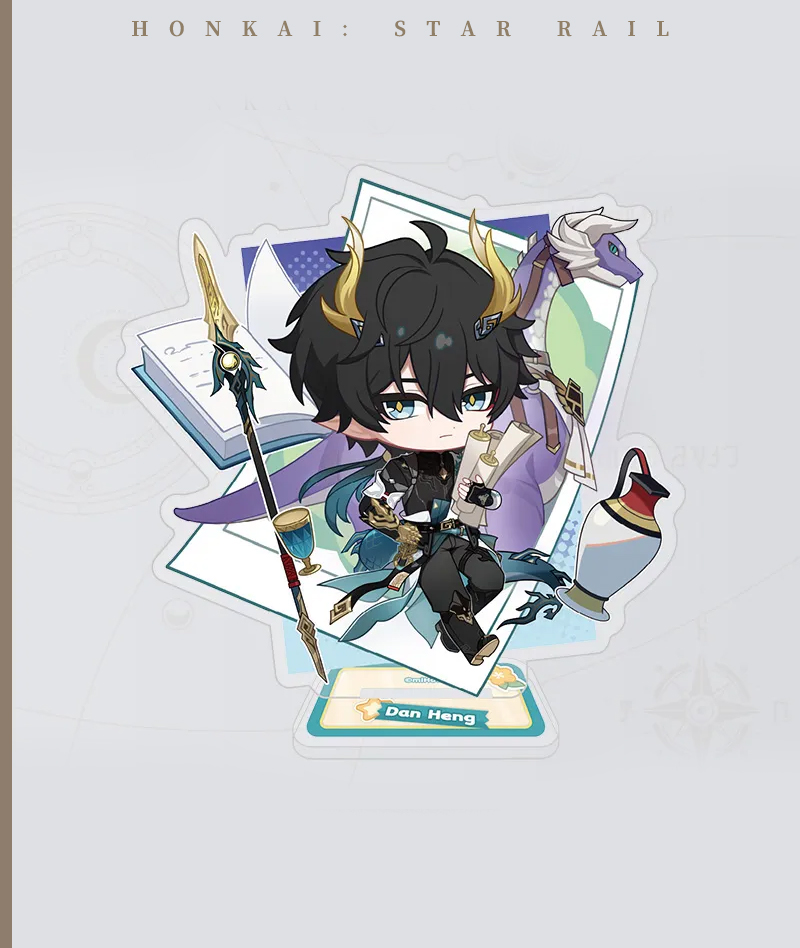 [Official Merch] Honkai: Star Rail Autumn Festival Series Chibi Standee
