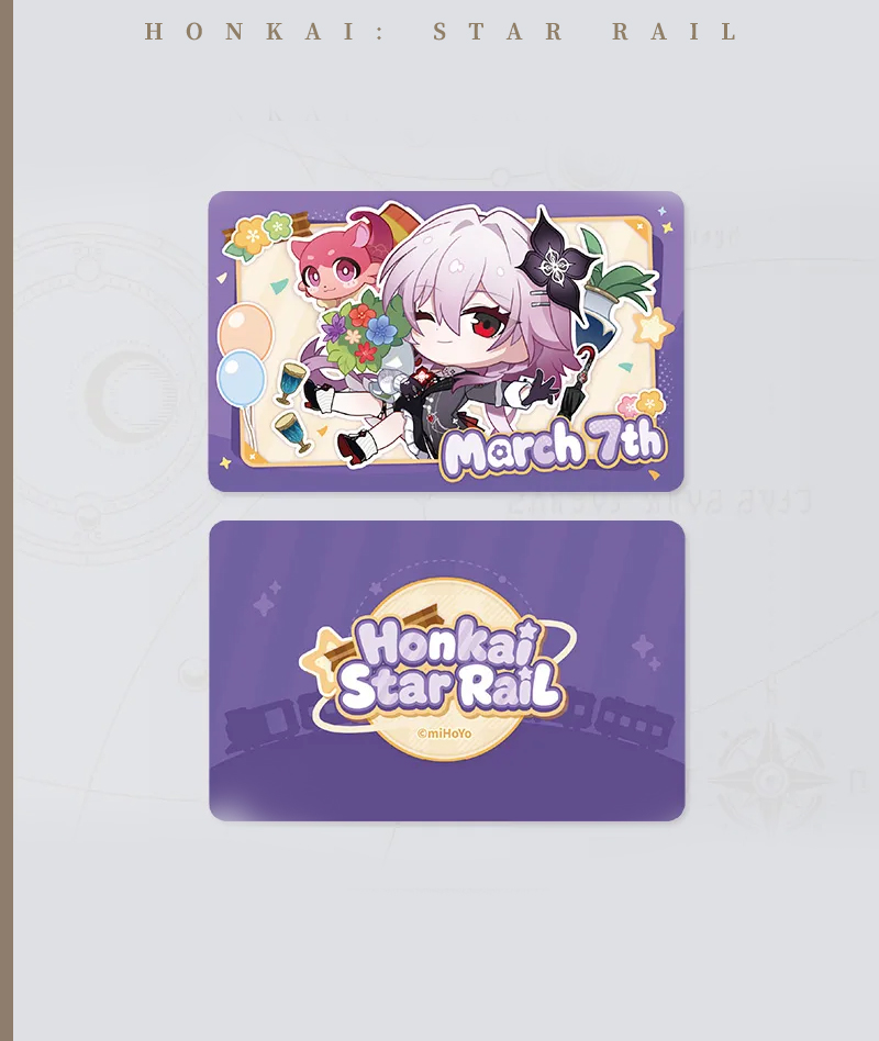 [Official Merch] Honkai: Star Rail Autumn Festival Series Chibi Collectible Card
