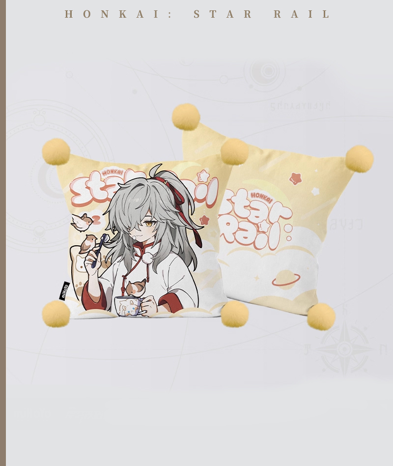 [Official Merch] HSR Throw Pillows - Boys Dormitory Series