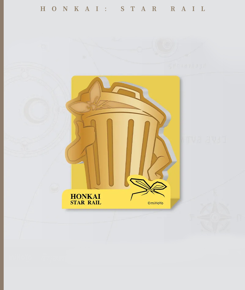 [Official Merch] HSR Lordly Trashcan Sticky Notes