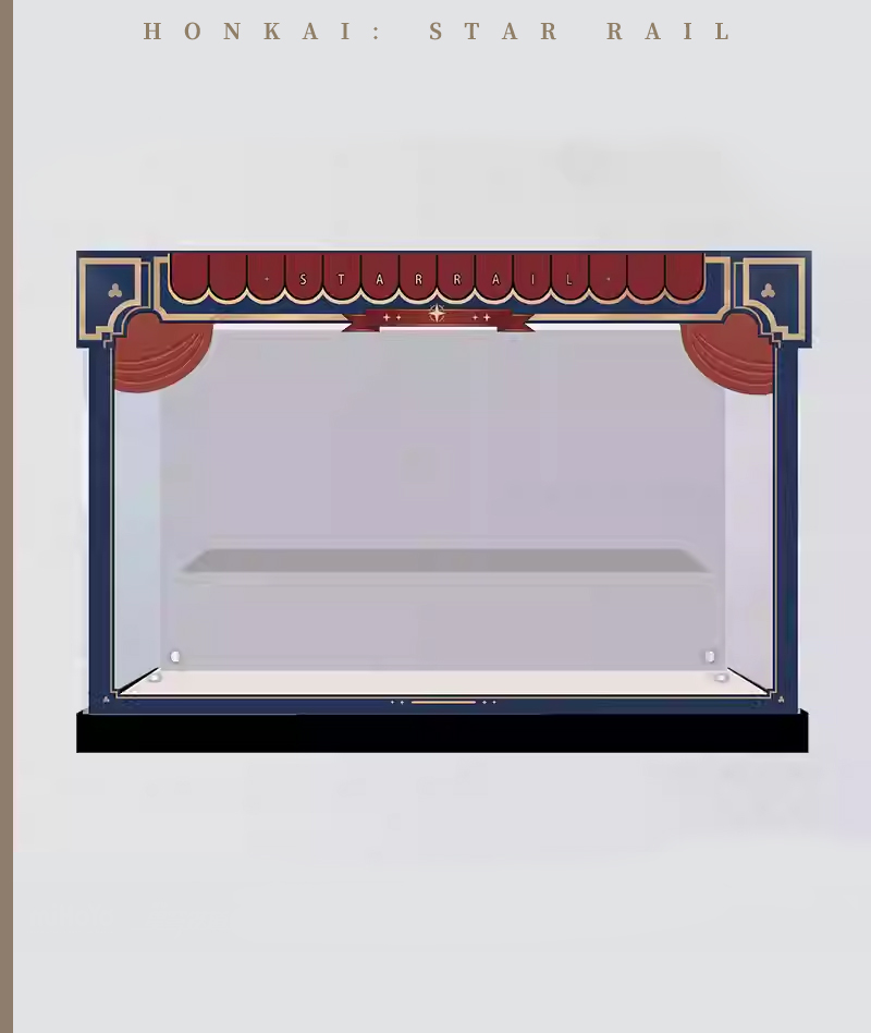 [Official Merch] HSR Themed Chibi Figure Display Box