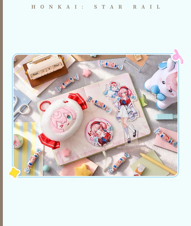 Official HSR x White Rabbit Creamy Candy Collab Merch: Anaxa & Hyacine