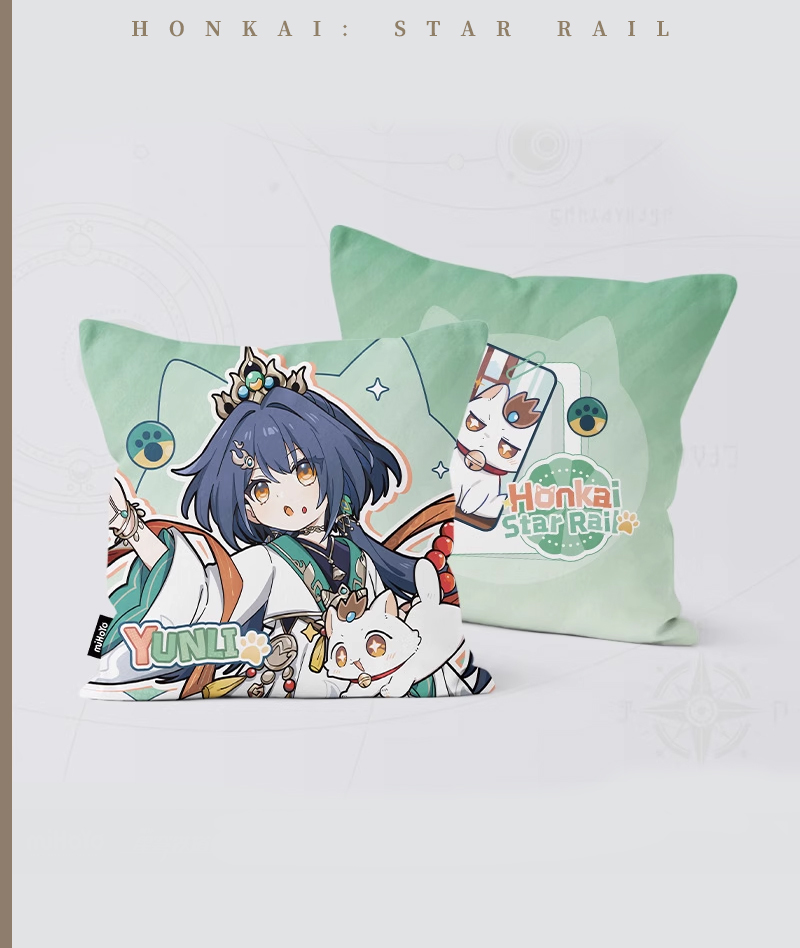 [Official Merch] HSR Chibi Cat Series Throw Pillow