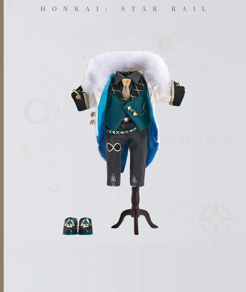 [Official Merch] Honkai: Star Rail Aventurine Nendoroid Doll Action Figure Star Rail LIVE Ver. 