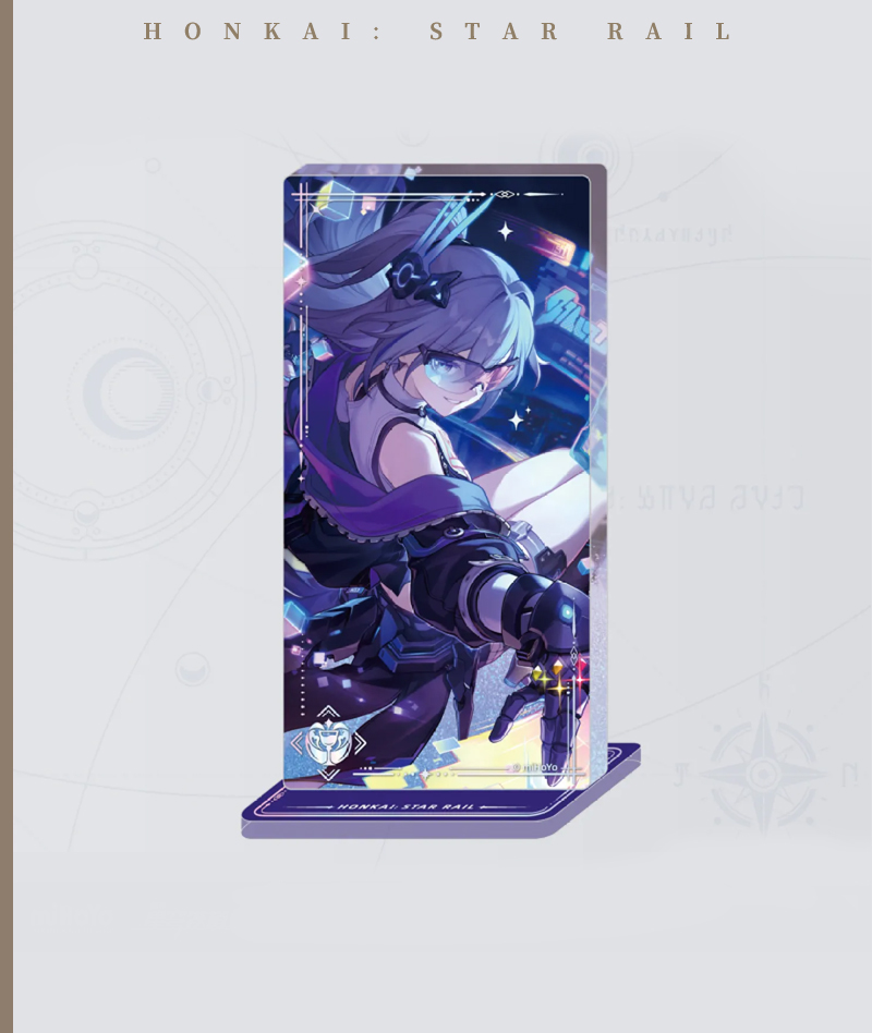 593-[Copy][Official Merch] Honkai: Star Rail Character Series Liquid Glitter Stand