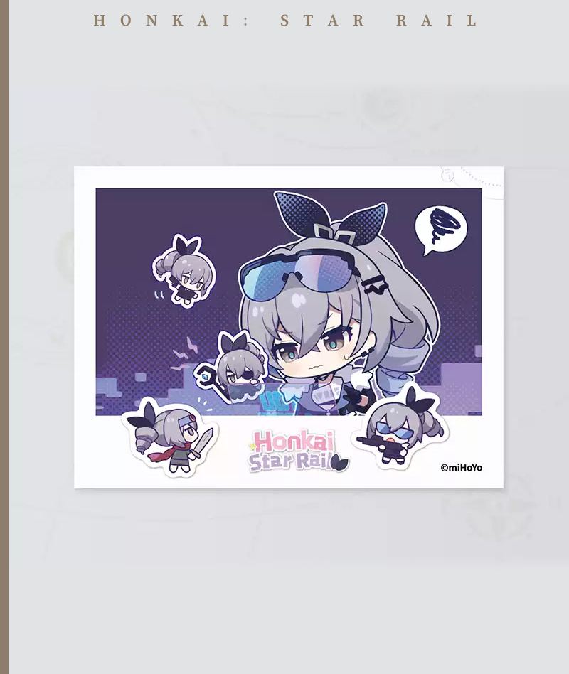 263-[Copy]HSR Sunday Collection Badge & Acrylic Shikishi Board
