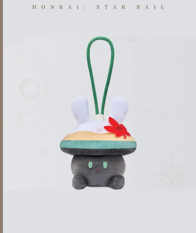[Official Merch] Honkai: Star Rail Bunny Mushroom & Mushroom Bunny Series Plush Earphone Pouch