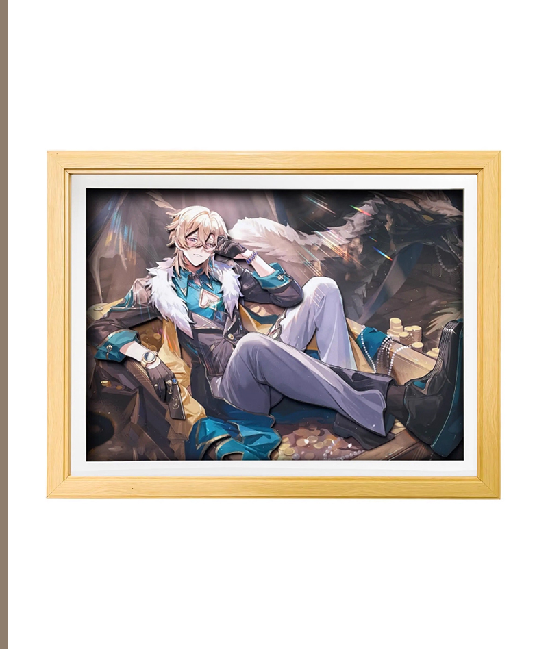 Honkai: Star Rail Aventurine 3D Hollow-Out Wall Art Decor