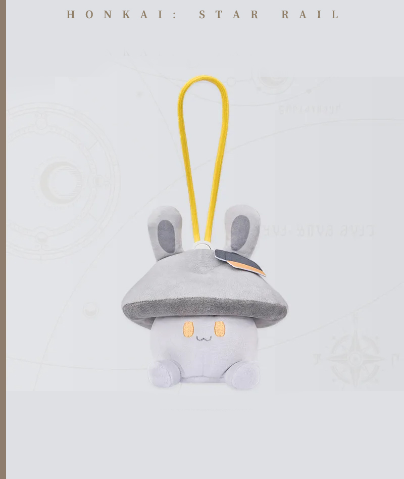 [Official Merch] Honkai: Star Rail Bunny Mushroom & Mushroom Bunny Series Plush Earphone Pouch