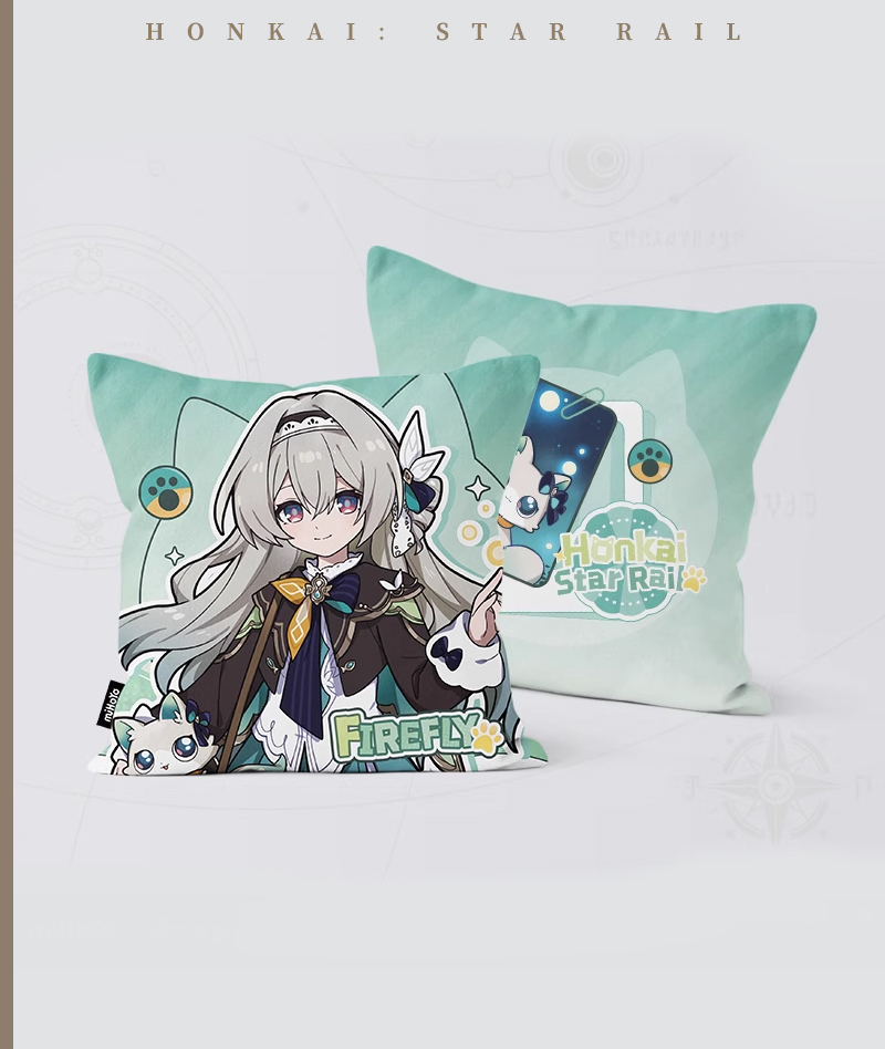 [Official Merch] HSR Chibi Cat Series Throw Pillow