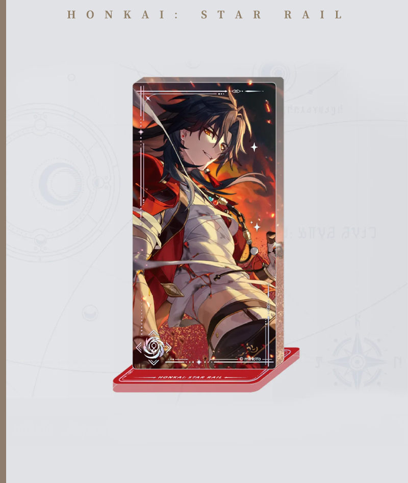 593-[Copy][Official Merch] Honkai: Star Rail Character Series Liquid Glitter Stand