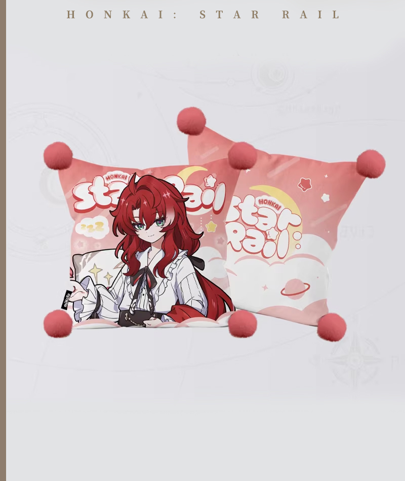 [Official Merch] HSR Throw Pillows - Boys Dormitory Series
