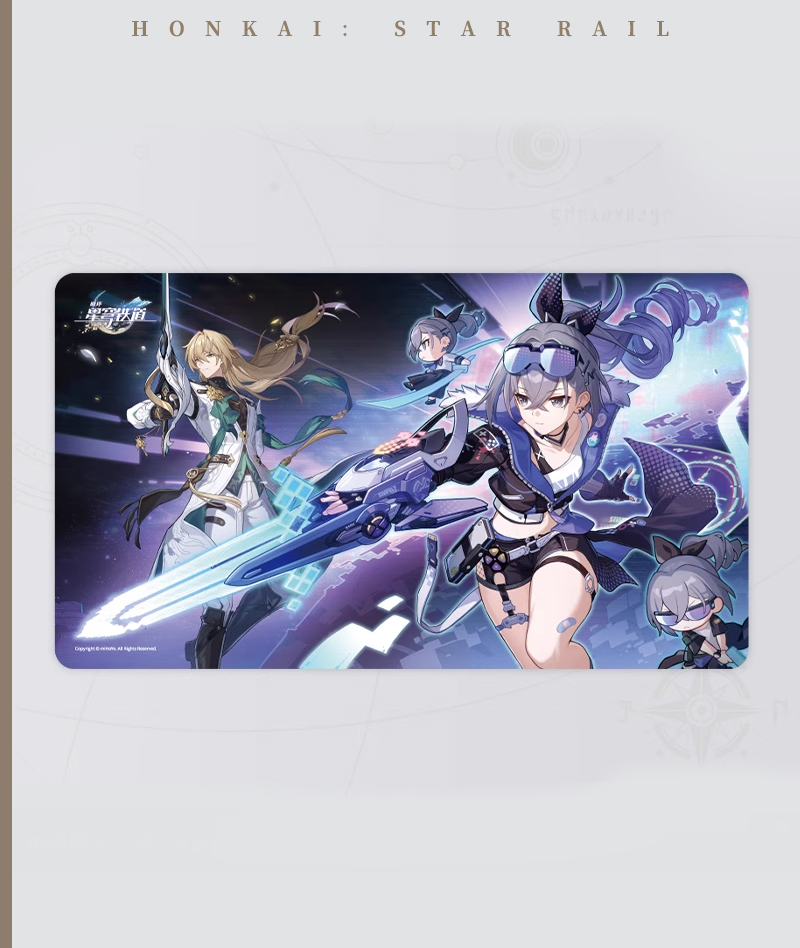 [Official Merch] HSR Theme Series Mouse Pad / Desk Mat