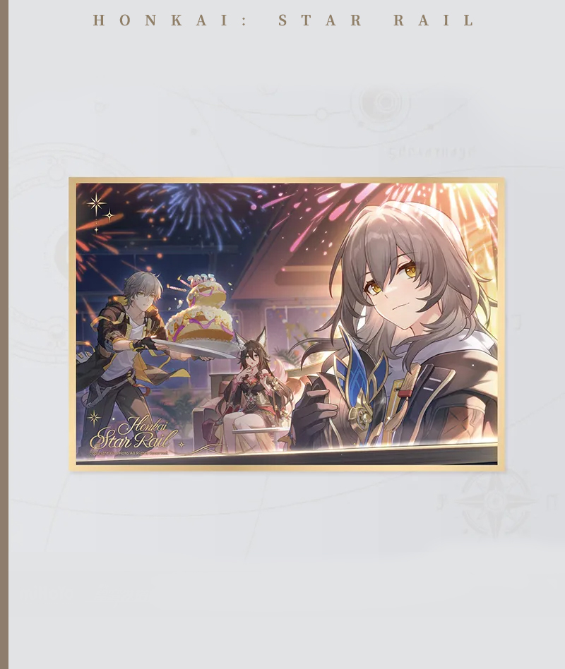 [Official Merch] Honkai: Star Rail "Galactic Celebration" Series Shikishi Art Board