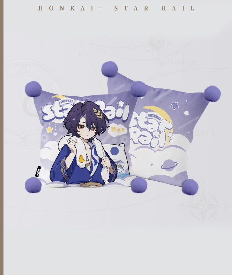 [Official Merch] HSR Throw Pillows - Boys Dormitory Series