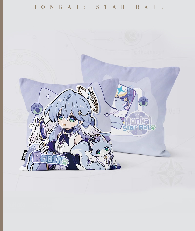 [Official Merch] HSR Chibi Cat Series Throw Pillow