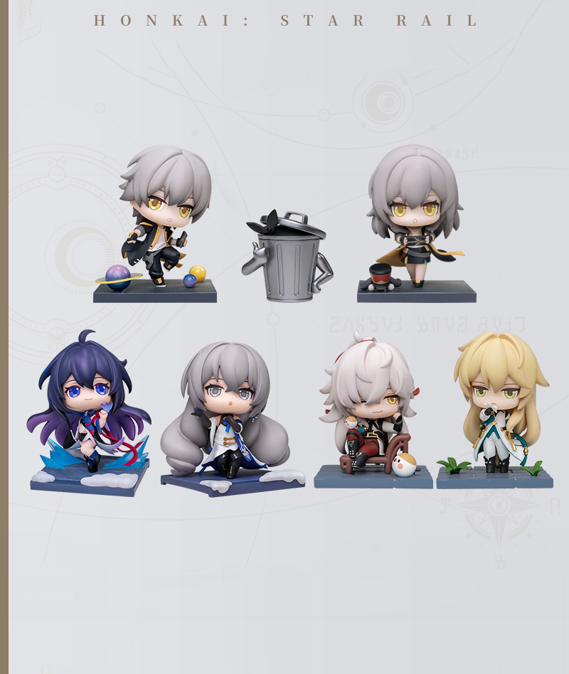 [Official Merch] Honkai: Star Rail Time of The First Voyage Chibi Collectible Figures