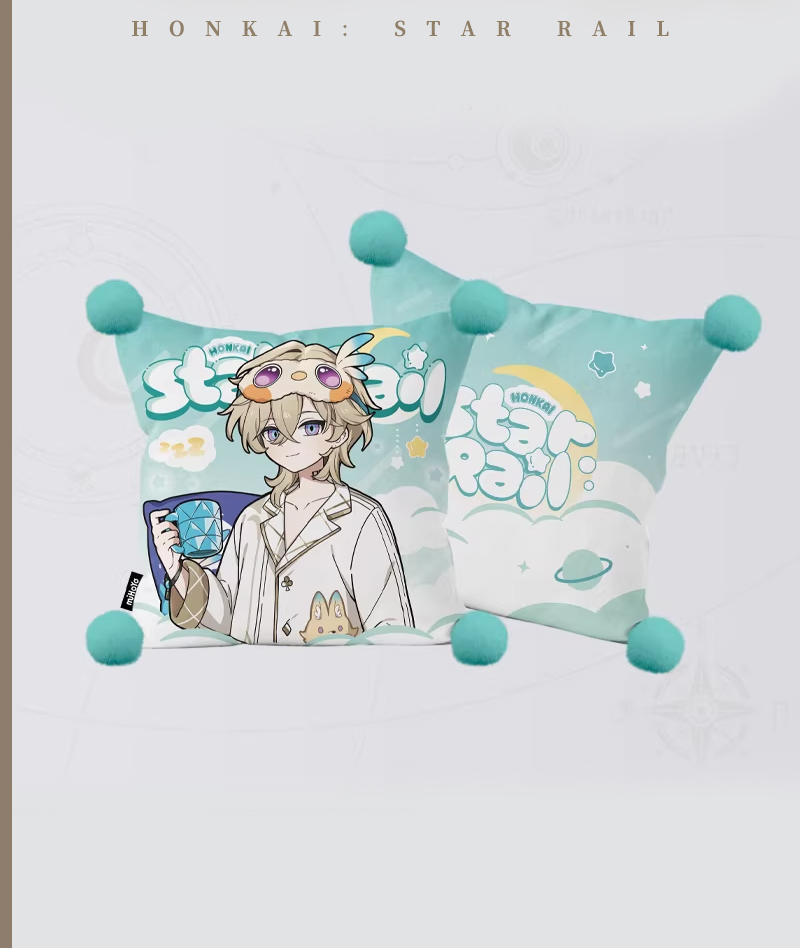 [Official Merch] HSR Throw Pillows - Boys Dormitory Series