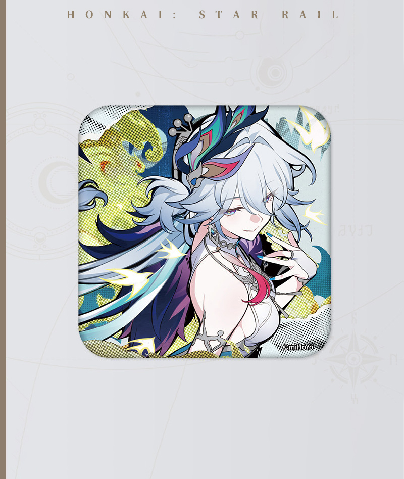 [Official Merch] Honkai: Star Rail Aha Universe Series Square Badge